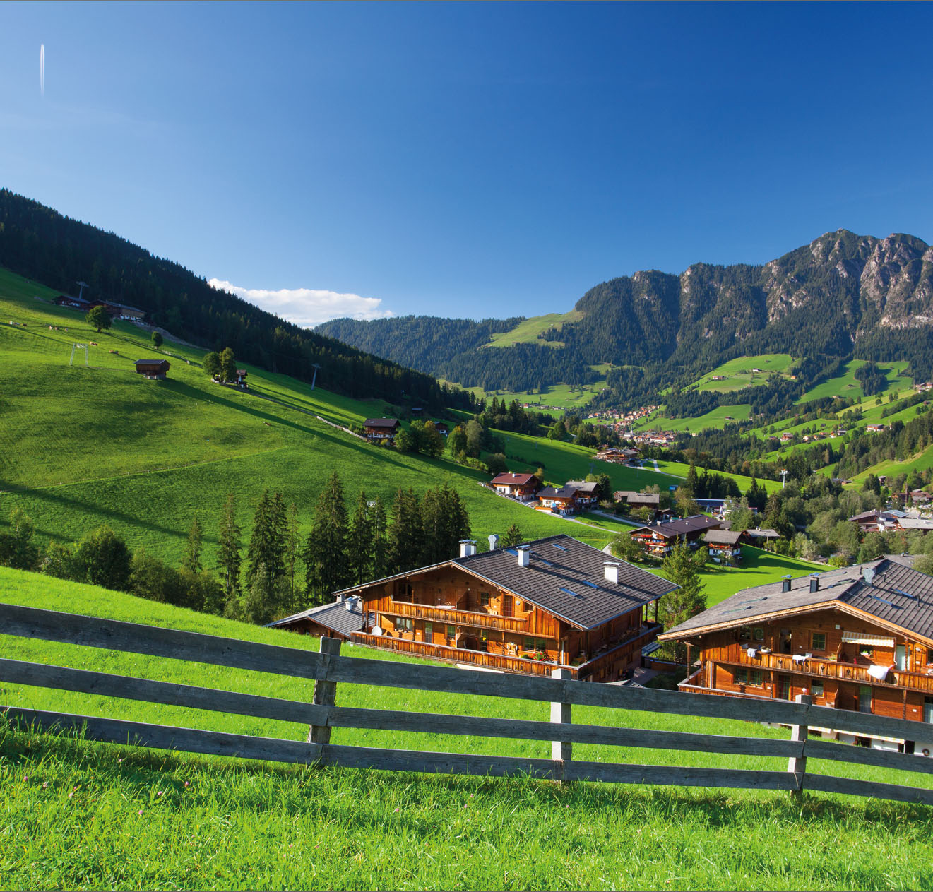 The village of Inneralpbach in Alpbach Valley,Austria,Tirol