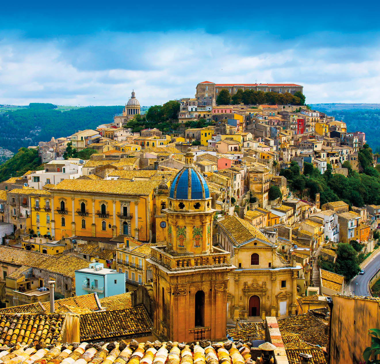 Ragusa Ibla on Sicily, Italy