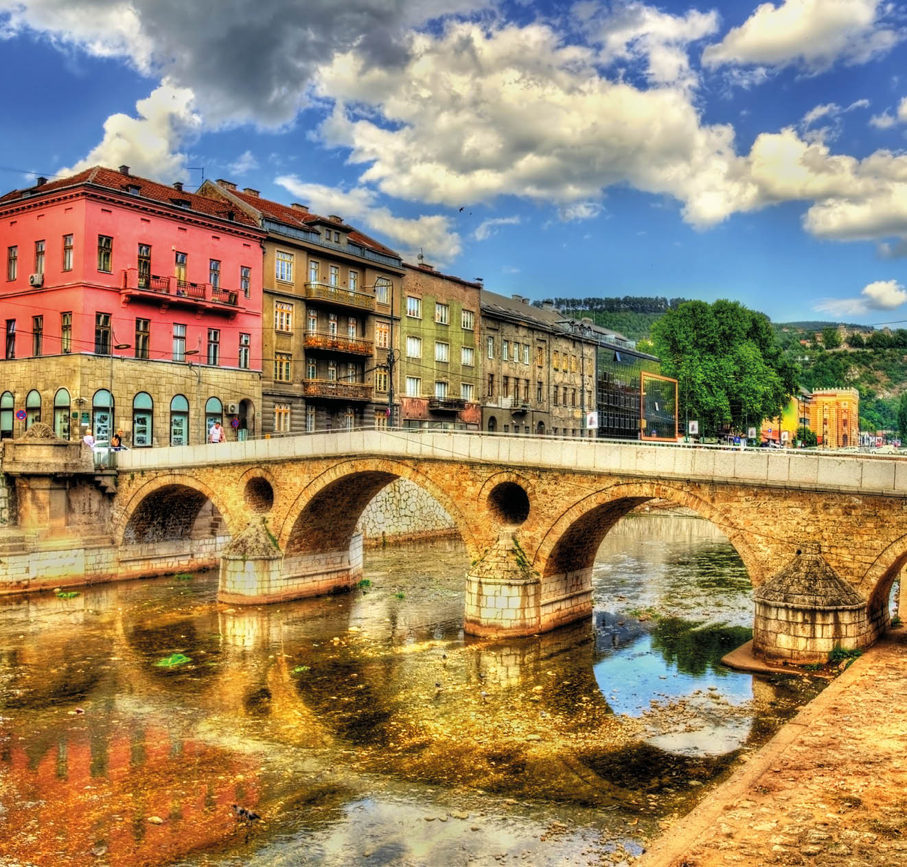 Latin Bridge in Sarajevo - Bosnia and Herzegovina