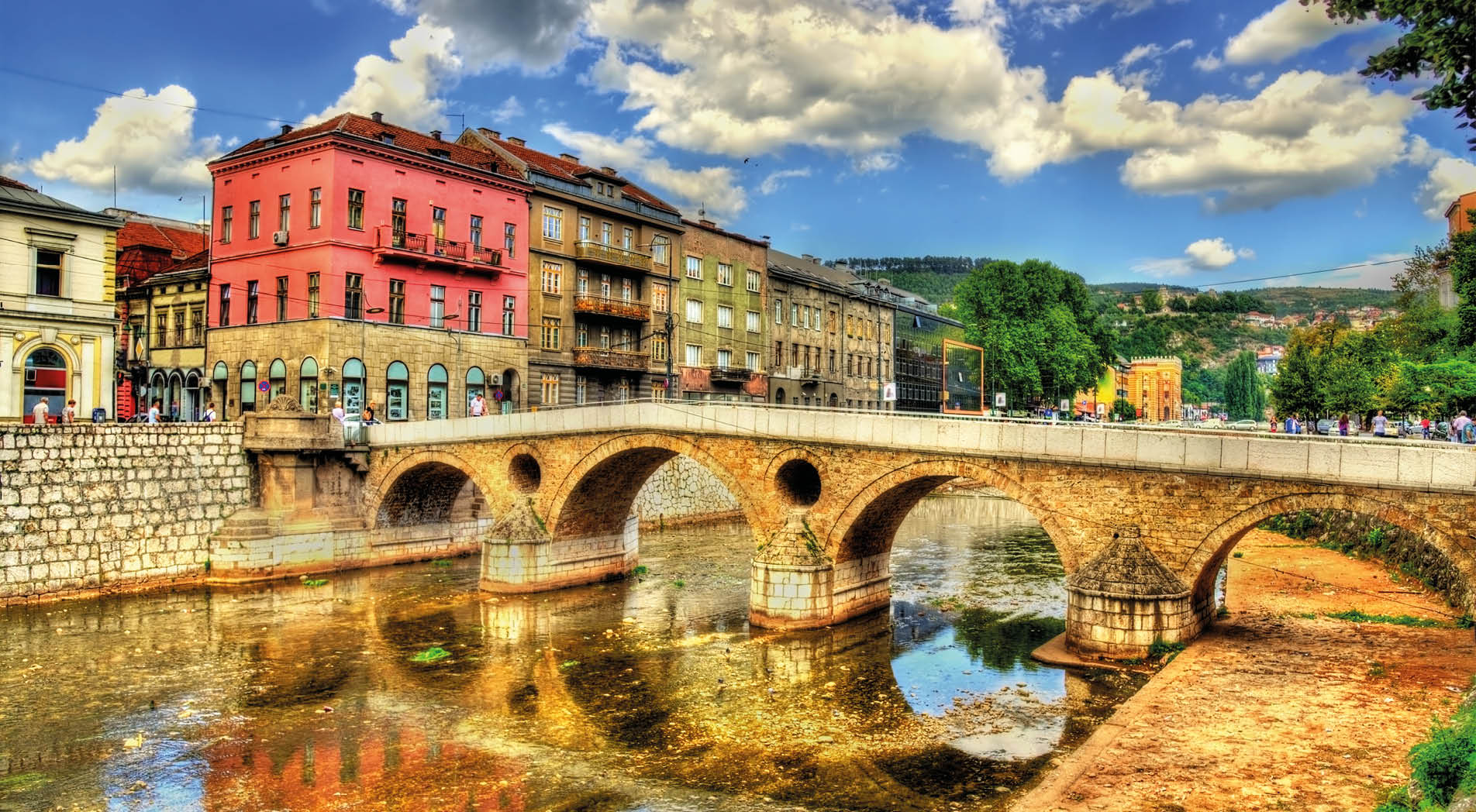 Latin Bridge in Sarajevo - Bosnia and Herzegovina