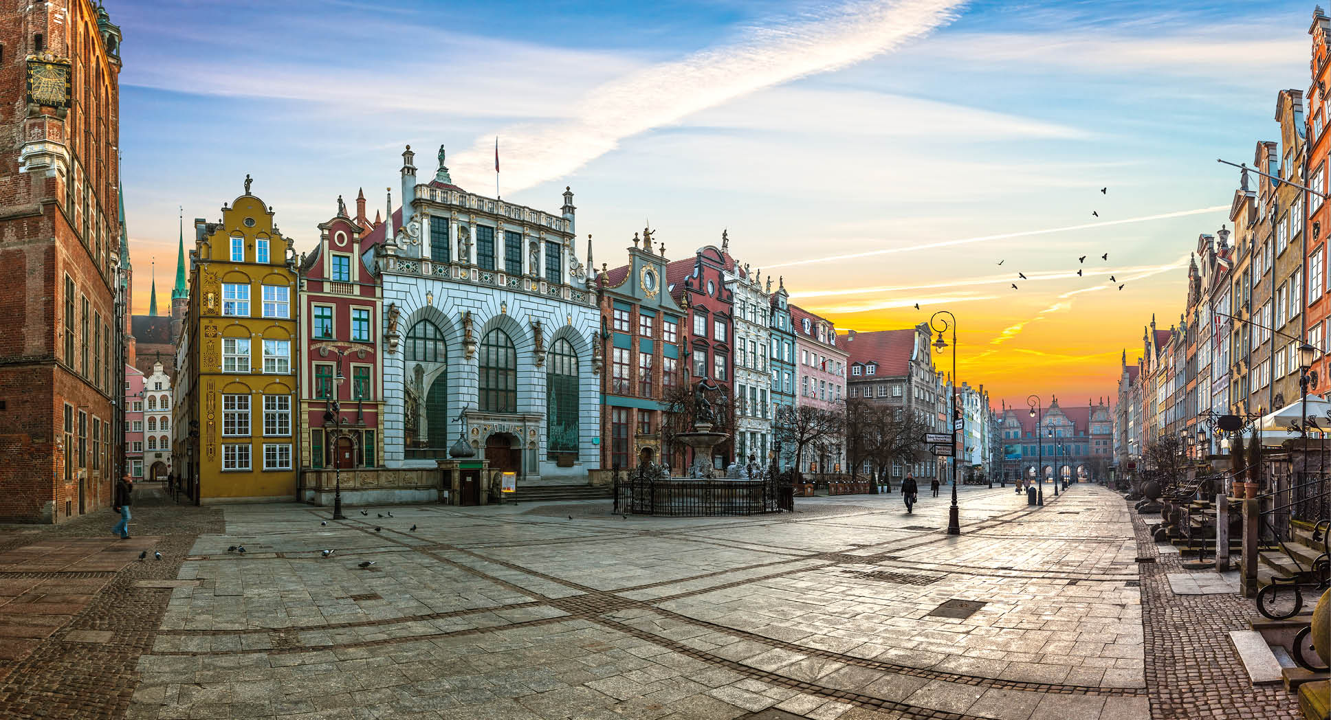 Old town of Gdansk with in the morning, Poland.