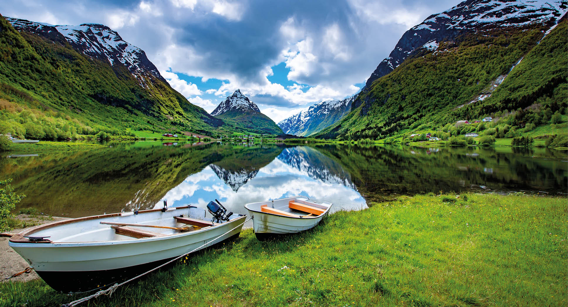 Beautiful Nature Norway natural landscape.