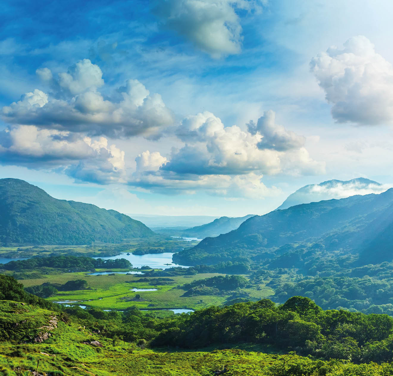 View from the scenic point called Ladies View.