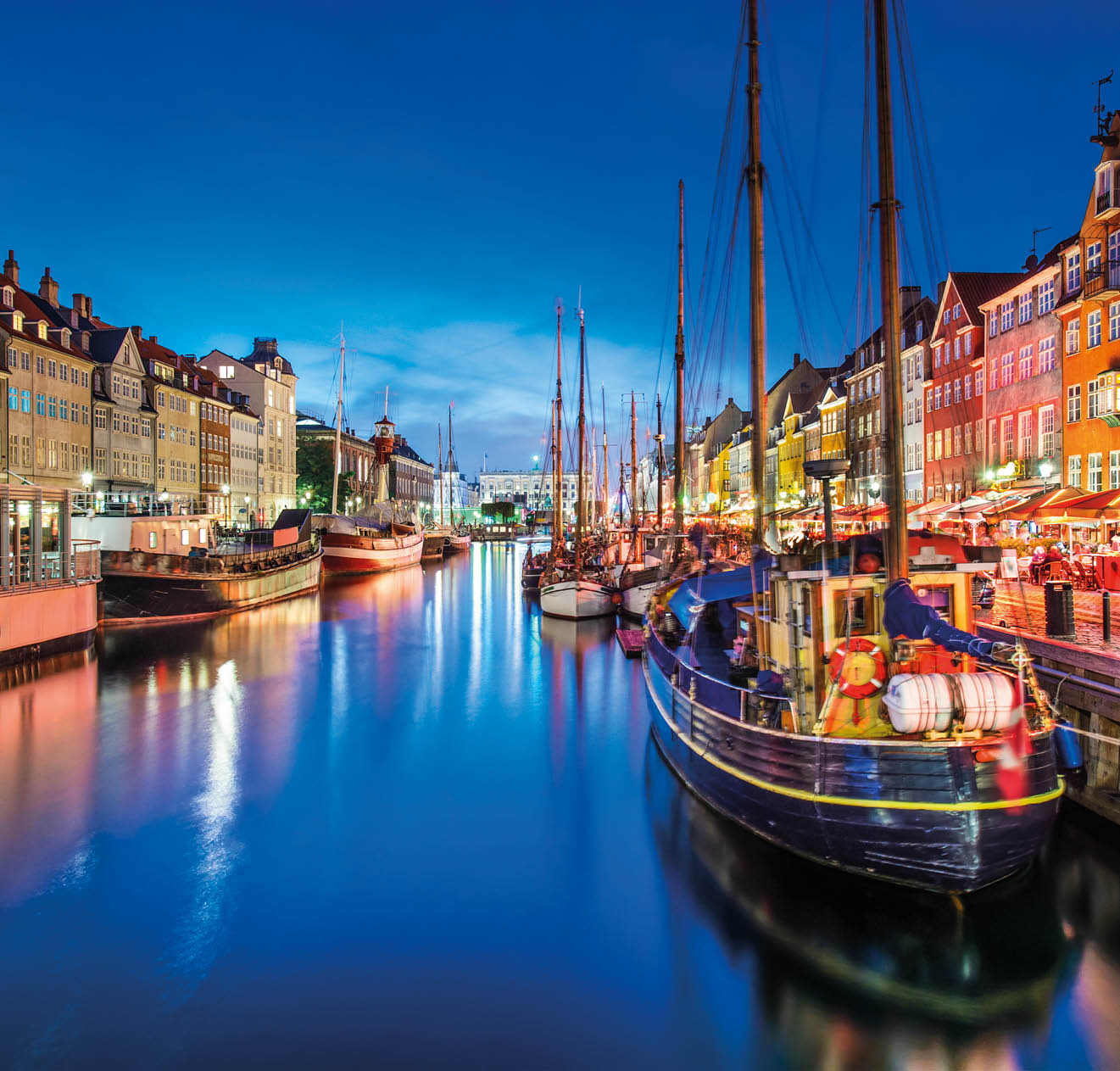 Copenhagen, Denmark on the Nyhavn Canal.