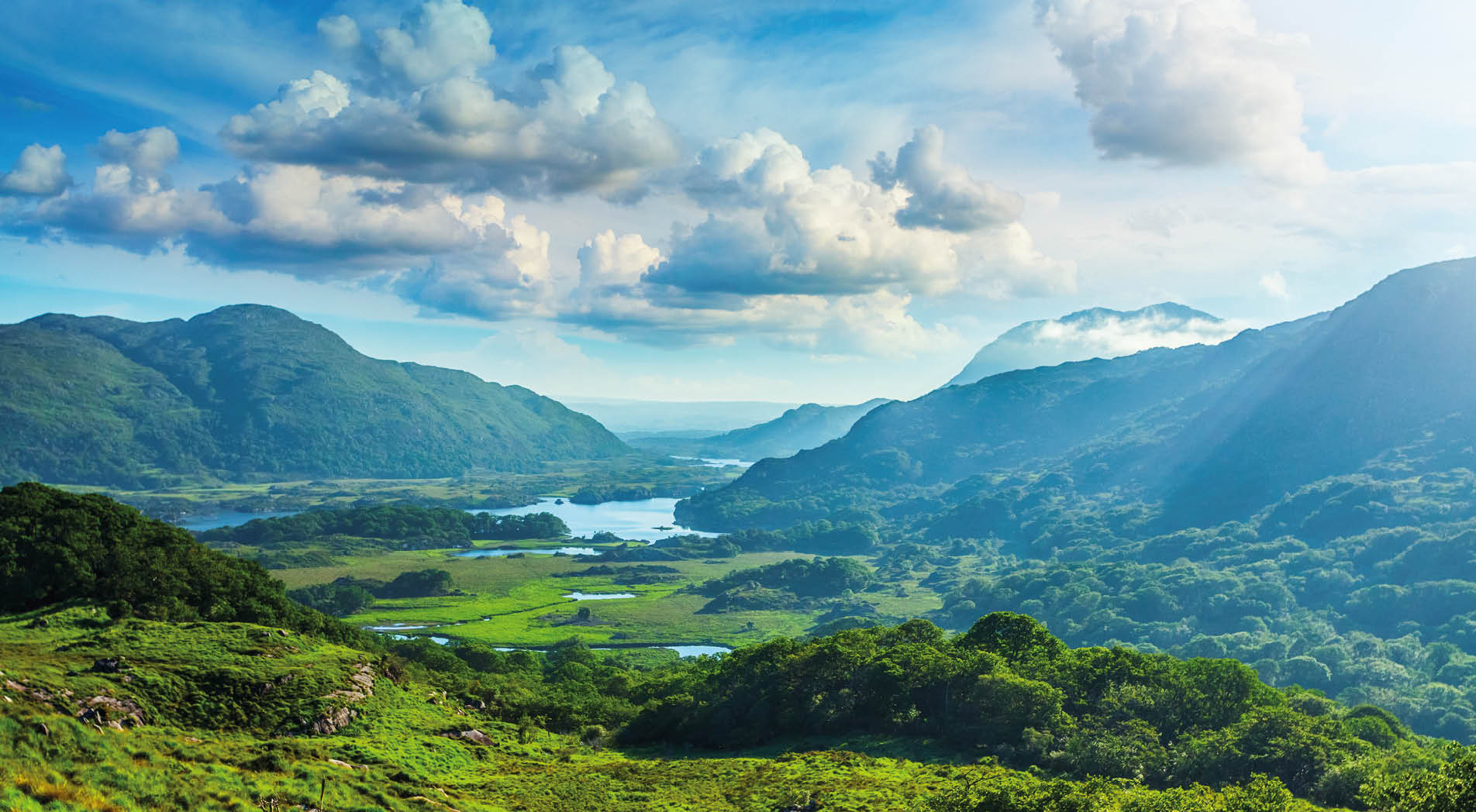 View from the scenic point called Ladies View.