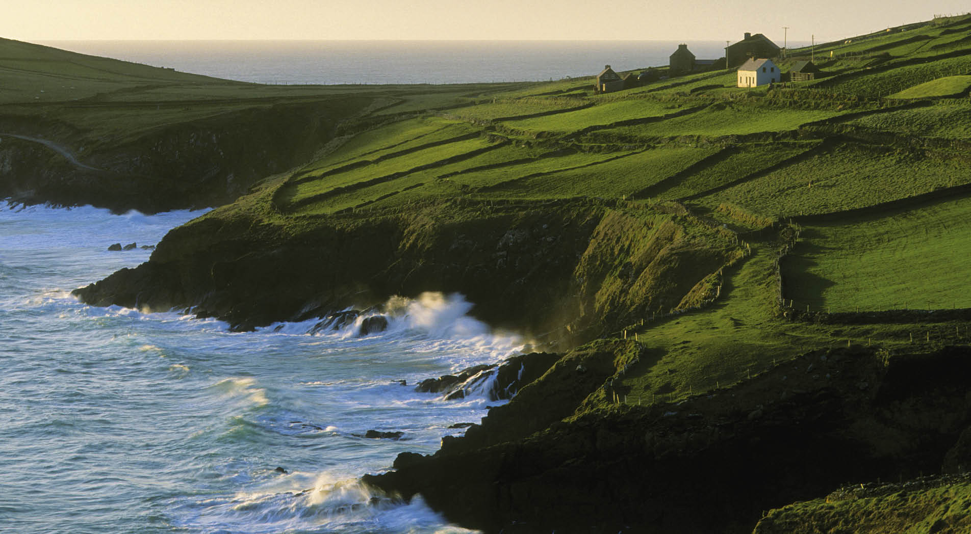 Sunset on the rugged Dingle Peninsula in southwest Ireland