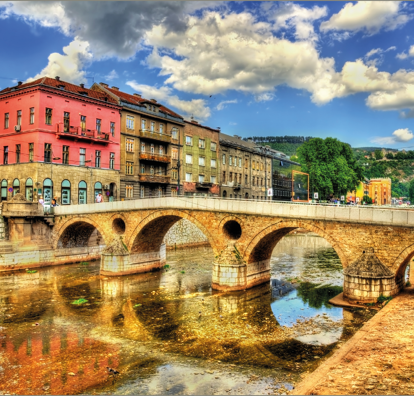 Latin Bridge in Sarajevo - Bosnia and Herzegovina