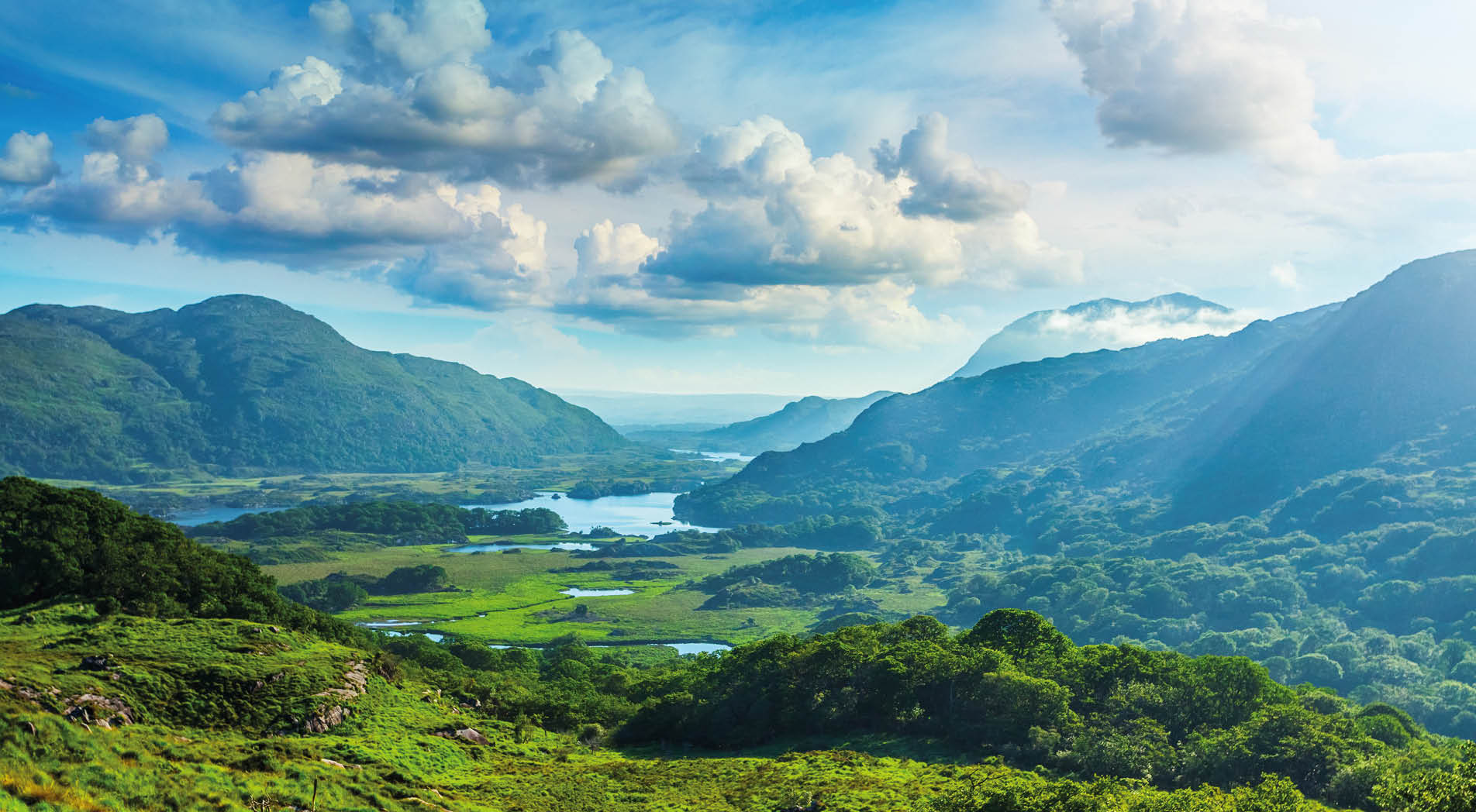 View from the scenic point called Ladies View.