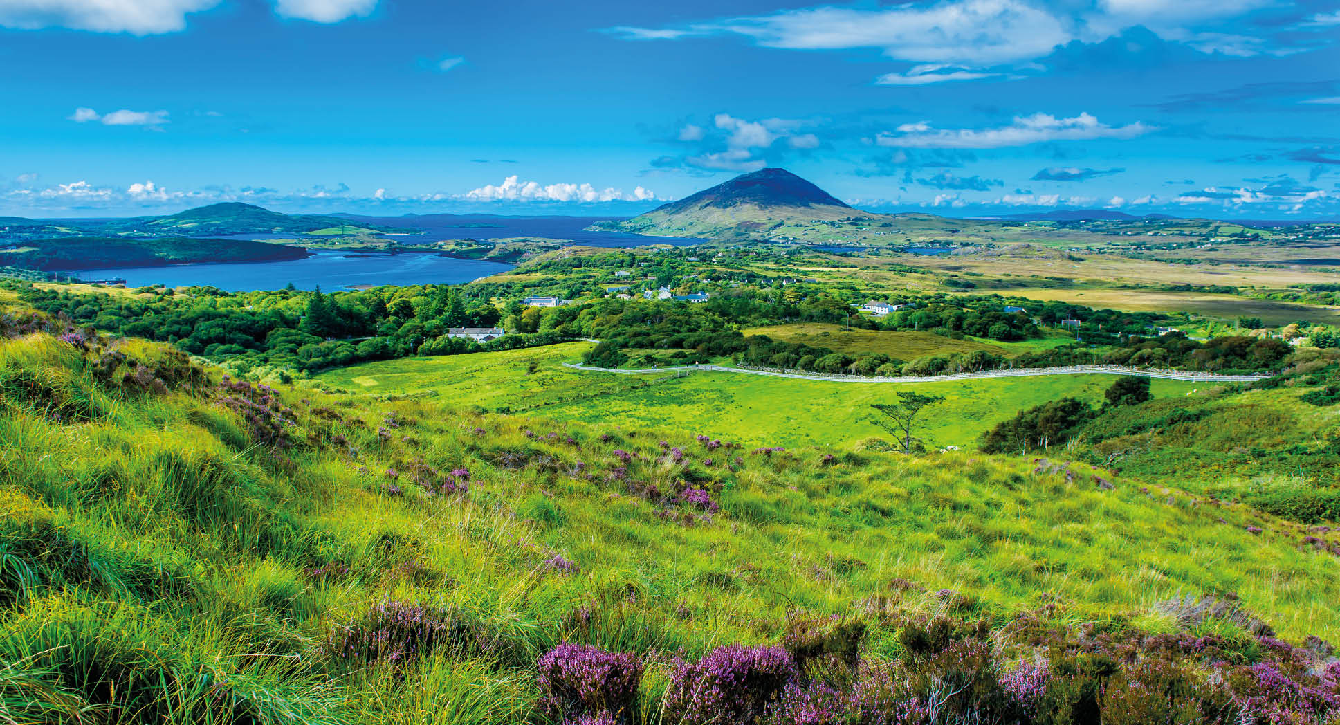 Landscape and Coast Connemara in Ireland