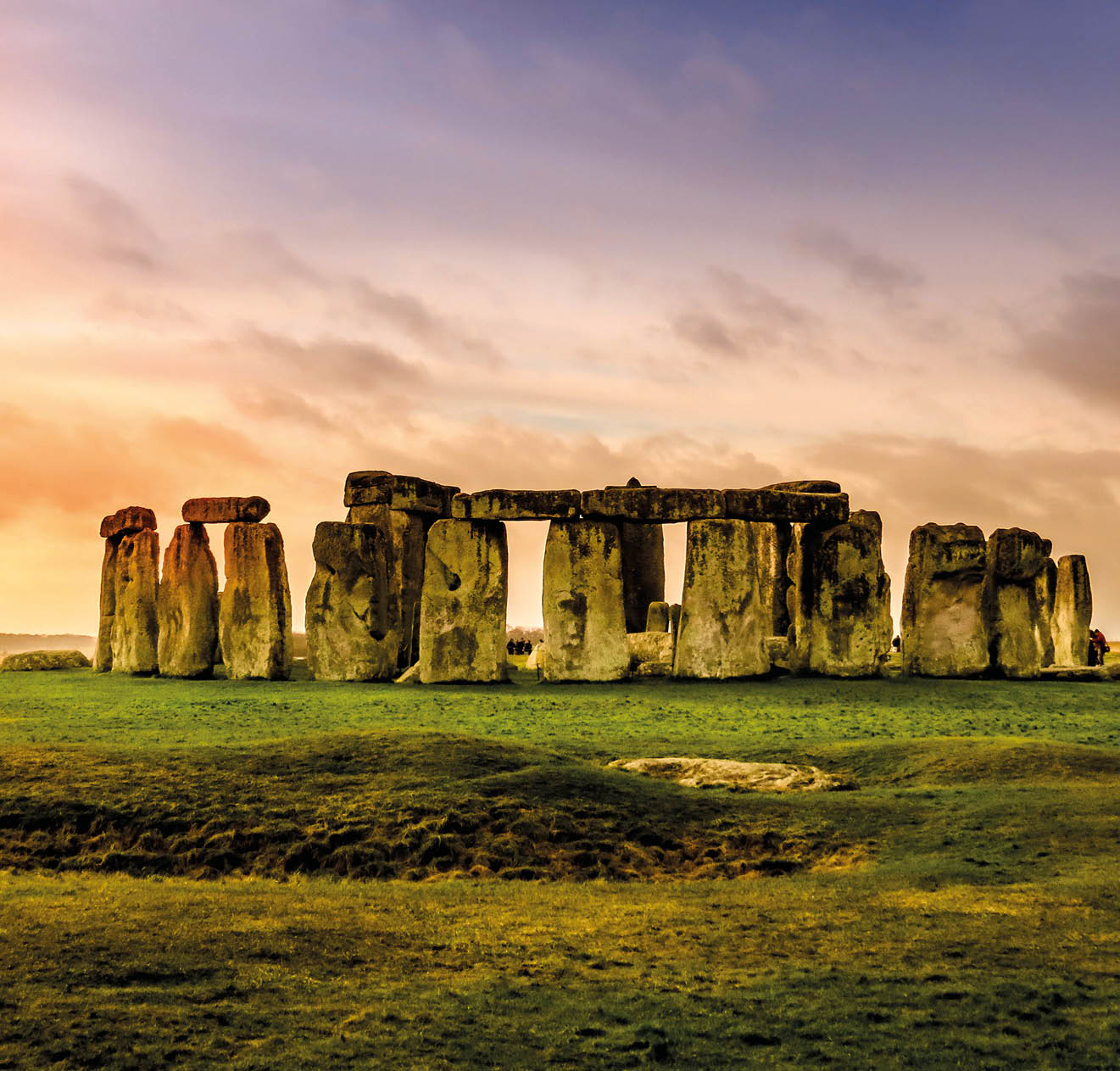 Stonehenge Sunset Landscape