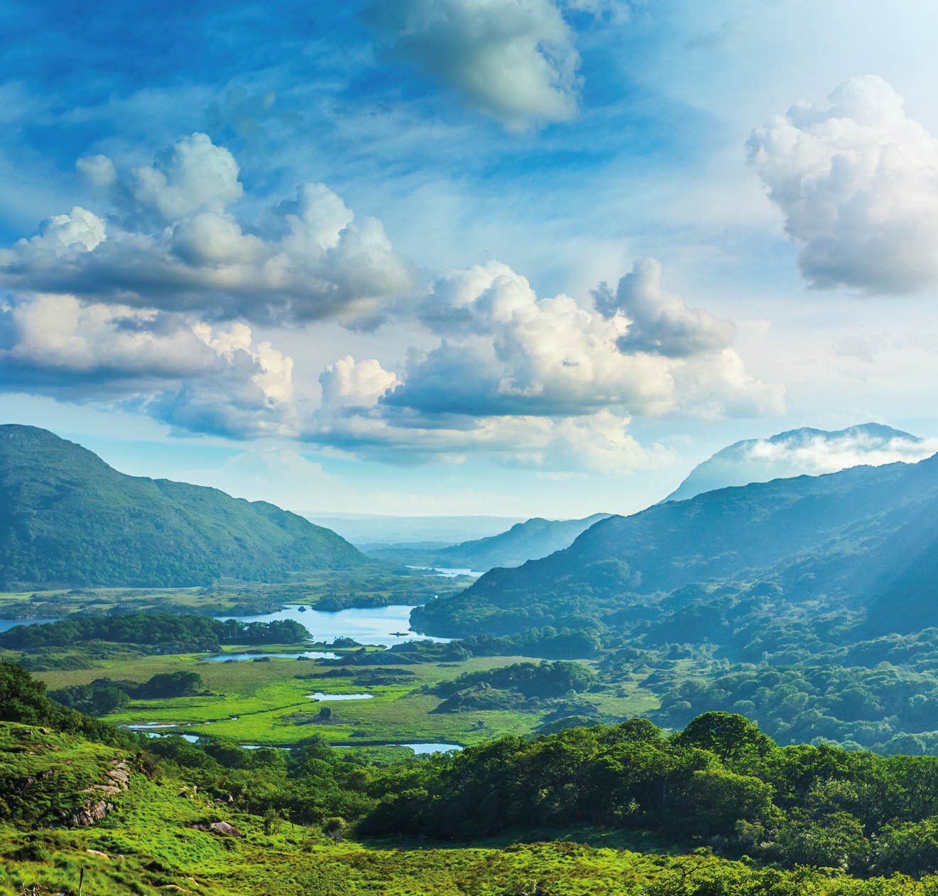 View from the scenic point called Ladies View.