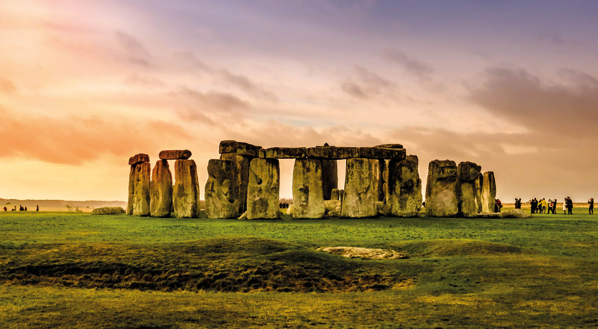 Stonehenge Sunset Landscape